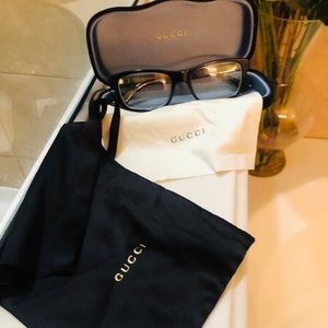 Gucci Black Red & Green Frames